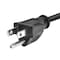 Monoprice SJT Extension Cord, 16 AWG, Indoor, 16/3, 1 Outlets, 5-15R, Black, 5-15P, 6 ft 5299 - alternate 7